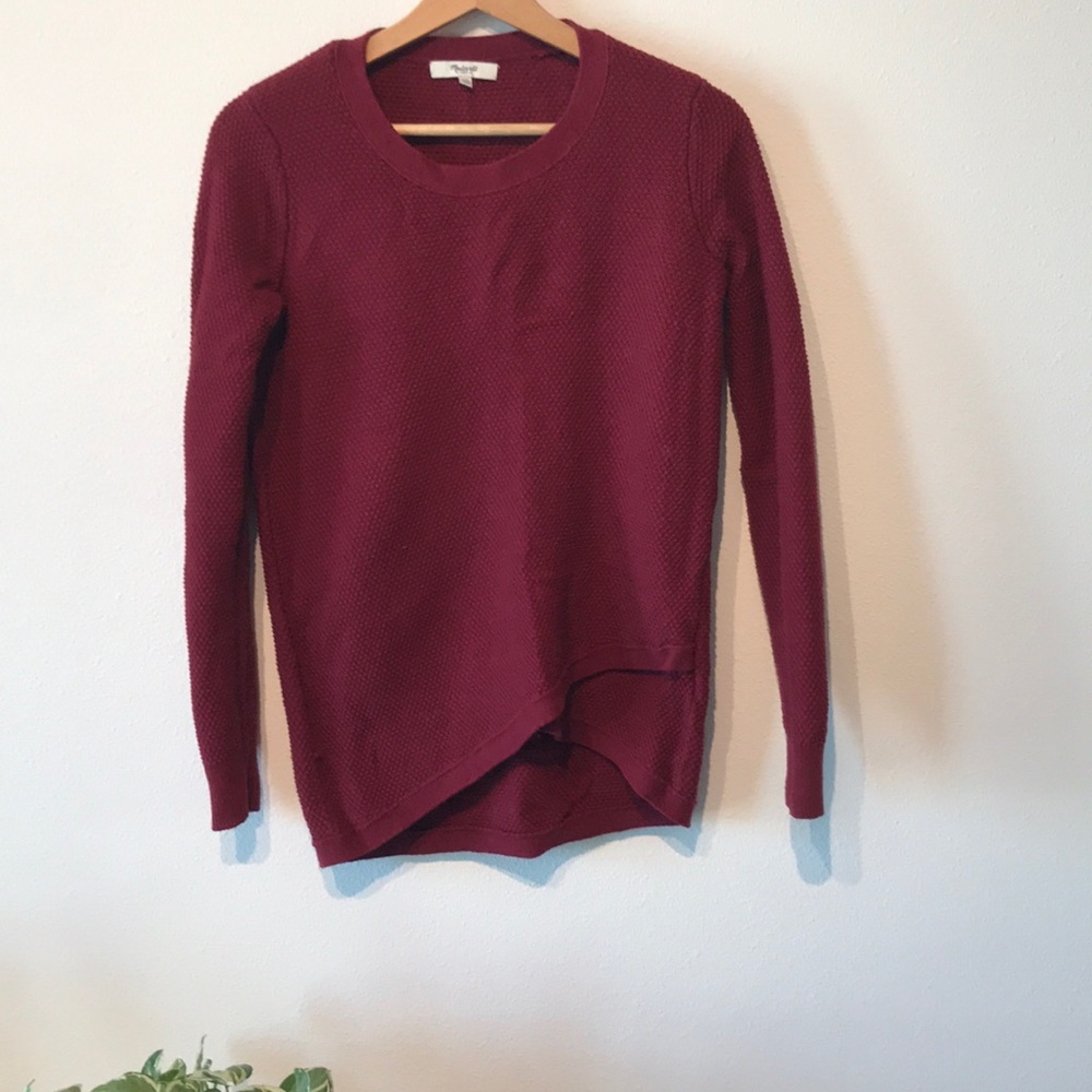 Madewell criss cross sweater